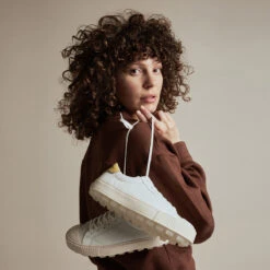 Pataugas ARAN/MIX F2H BLANC/JAUNE 12 Pataugas ARAN/MIX F2H BLANC/JAUNE -Pataugas PE22 F Aran BlancJaune 1